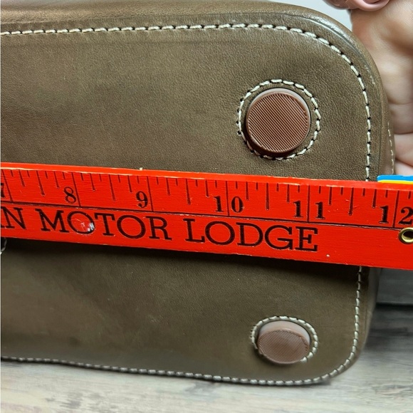 Dooney & Bourke NWT Toscana Elephant Brown Florentine Leather Domed Satchel Bag - Picture 11 of 16